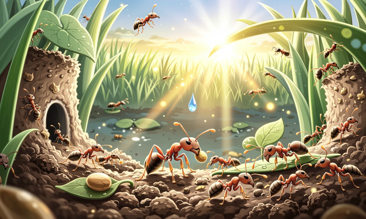 A Day in the Ant Colony