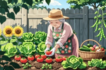 Grandma’s little vegetable garden