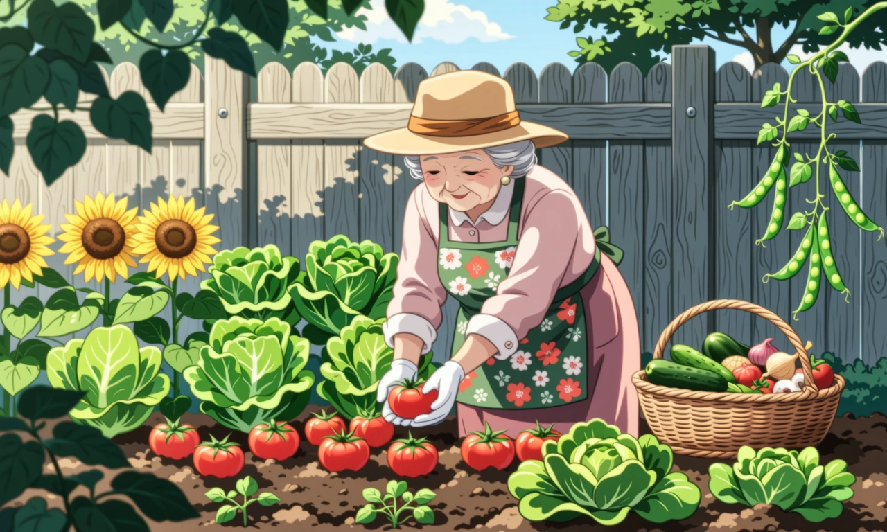 Grandma's little vegetable garden