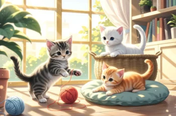 My three little kittens